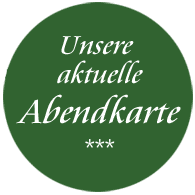 Aktuelle Speisekarte/ Abendkarte des Restaurants Waldesruh